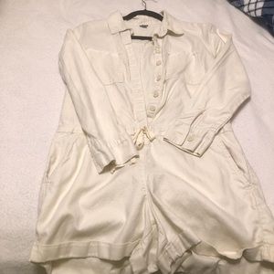 Painters style romper/overalls